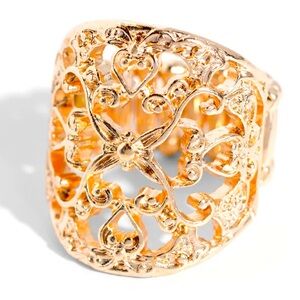 ⚡️💛⚡️”TRANSFIXED TREASURE” ROSE GOLD FILIGREE RING - PAPARAZZI❗️⚡️💛⚡️